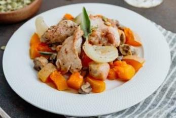 Medallones de pavita al horno