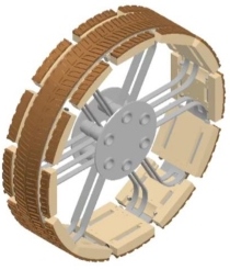 Rueda del Rover con innovacin en el diseo para la Luna y Marte 1