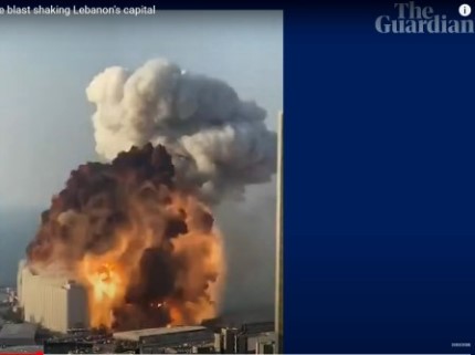 explosion puerto Beirut ago 2020 1