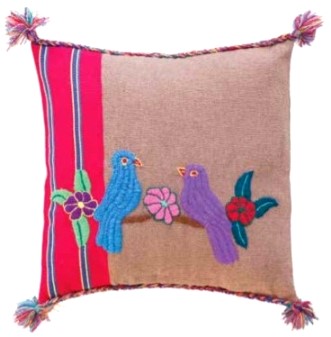 cojin pajaritos