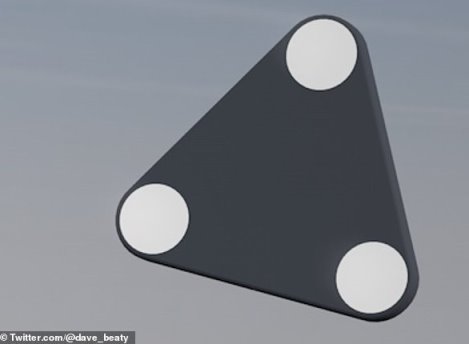 grafico ovni triangular pentagono