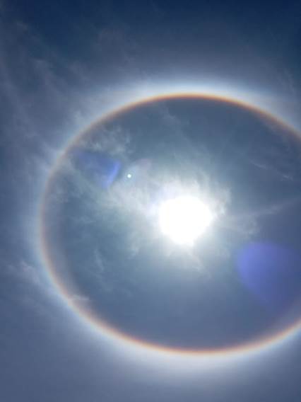 doble halo en Huallhua 30 ene 2021 4