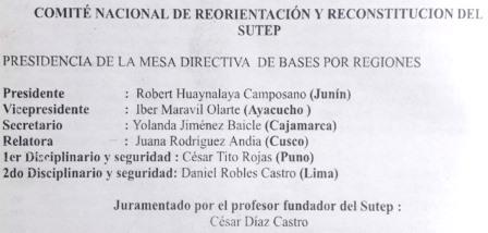 Conare Maravi Mesa Directiva