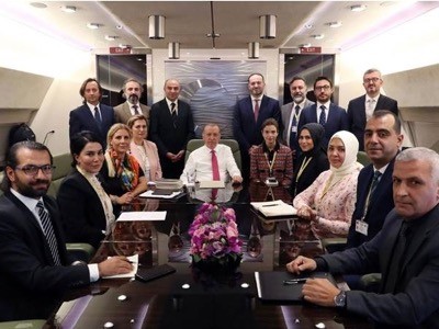 Erdogan periodistas avion 2021