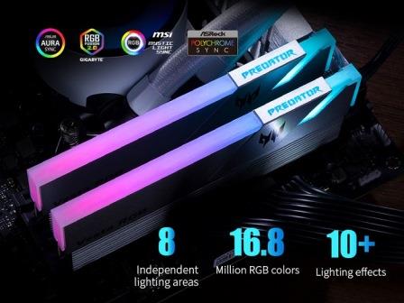 BIWIN Memoria DDR4 Predator Vesta RGB Acer 2