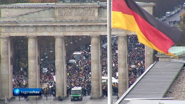 protesta medidas contra coronavirus Berlin 2020