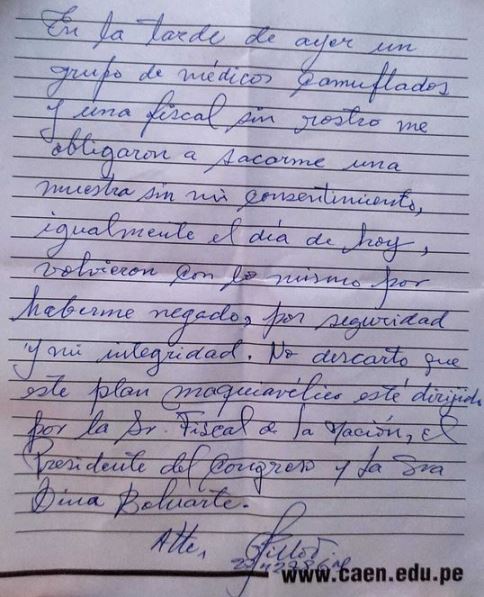 carta Castillo abuso fiscal