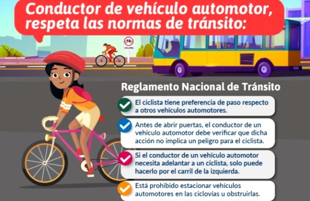 normas respeto a ciclistas