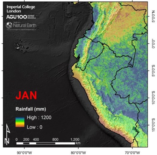 precipitaciones Andes