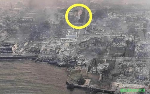 incendio Hawai iglesia Nuestra Sra la Victoria ago 2023