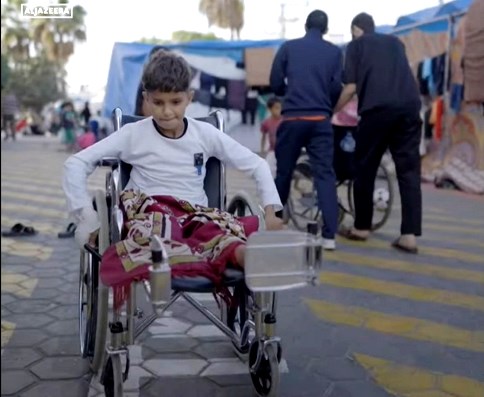 nino Gaza pierna amputada ataque israeli 2023