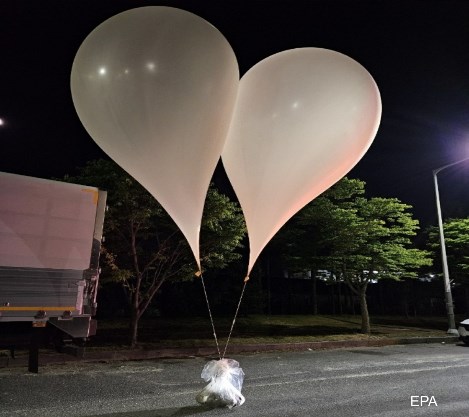 excrementos Corea Norte a Sur may 2024