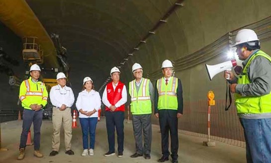 Boluarte tunel Chancay jun 2024